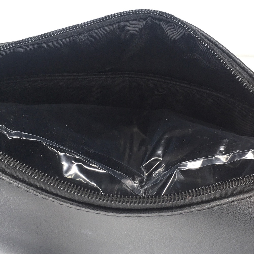 New Folli Follie Black Leather Shoulder Bag & Crossbody Bag - Picture 7 of 12
